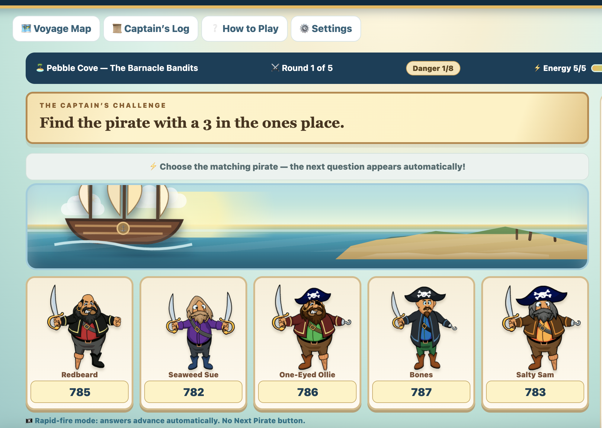 Place Value Pirates  2.0 - Raise the Eight Jolly Rogers!